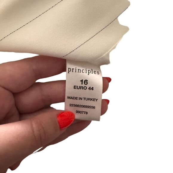 PRINCIPLES COLLECTION Vintage Striped Blazer Sz 6‎ - Picture 4 of 5